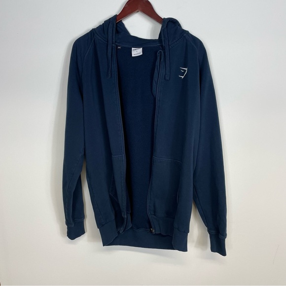 Gymshark Men's Crest Oversized Zip Up Hoodie Size L - Picture 5 of 13